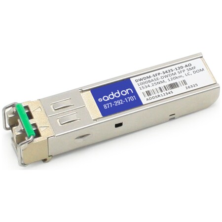 Add-On Cisco Comp Taa Sfp 1G-Dwdm 120Km Lc Xcvr DWDM-SFP-3425-120-AO